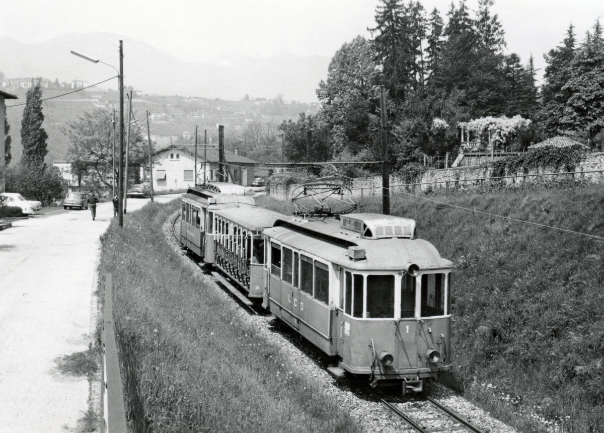 Lugano, SWS/Alioth CFe 2/2 nr. 1; Lugano — Old Photos
