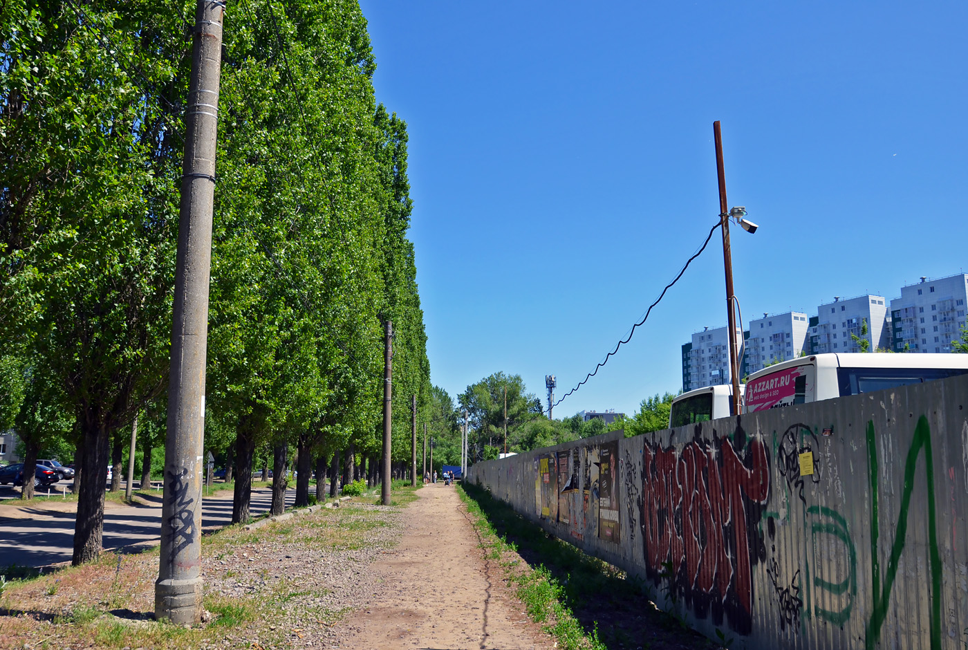 Voronezh — The remnants of Voronezh tramway