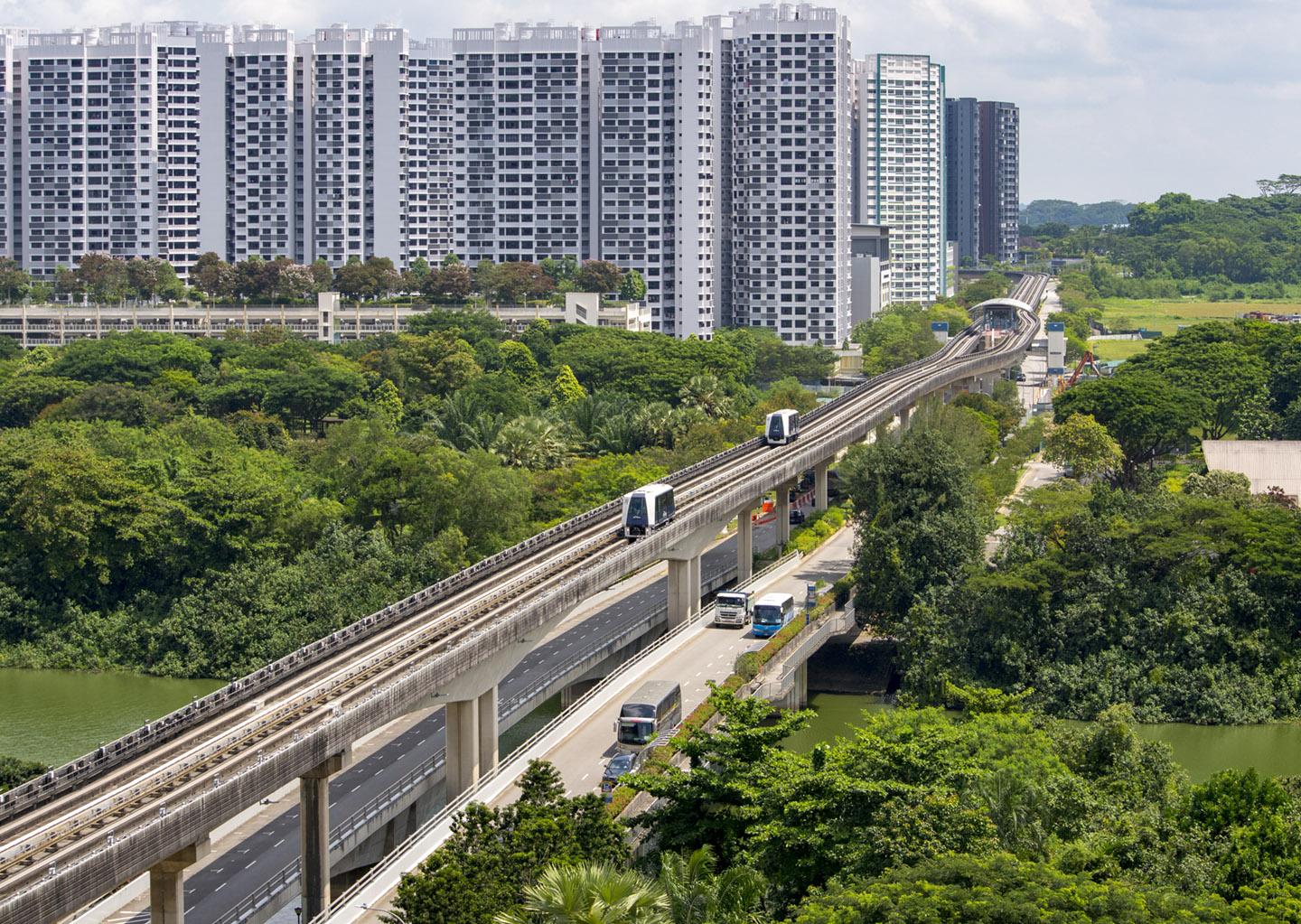 Сингапур — Sengkang LRT — Разные фотографии