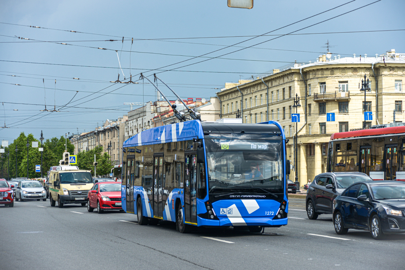 Движение троллейбусов спб