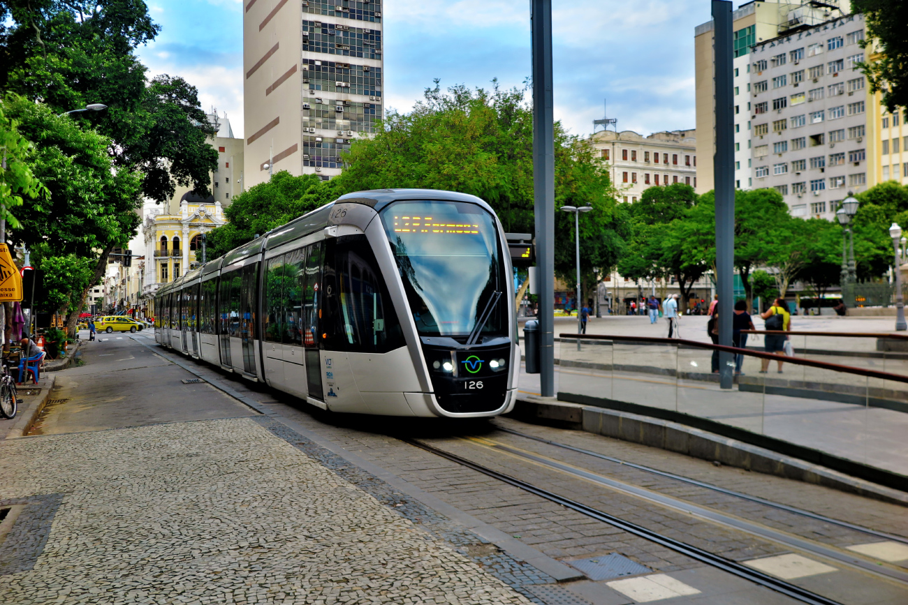 Rio de Janeiro, Alstom Citadis 402 Nr. 126