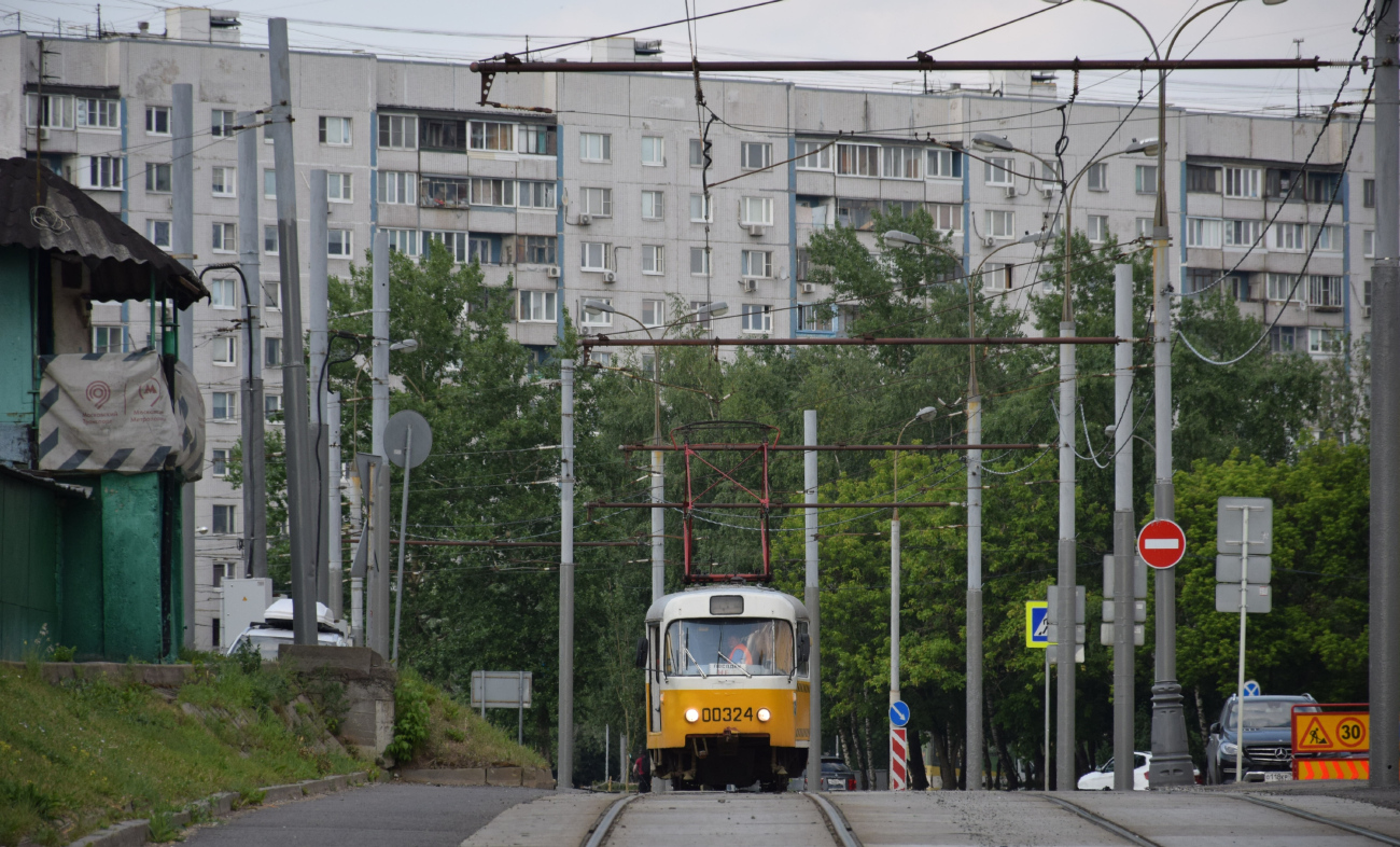 Moscova, Tatra T3SU nr. 00324; Moscova — Trам lines: North-Western Administrative District