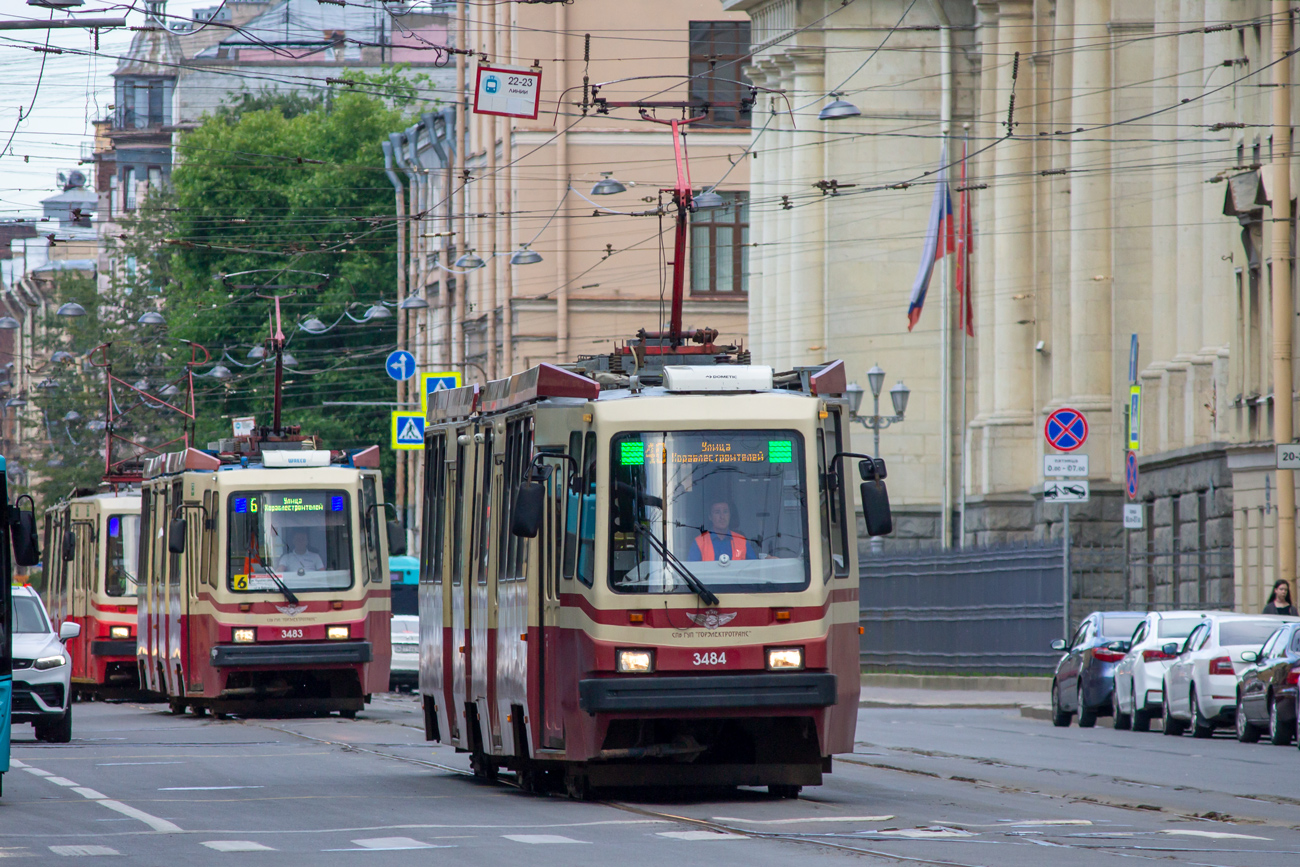 Санкт-Петербург, ЛВС-86М2 № 3484