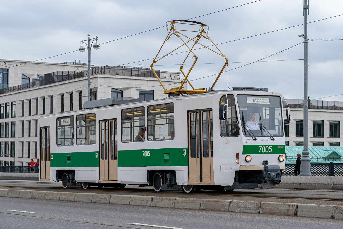 Moscow, Tatra T7B5 № 7005; Moscow — Moscow Transport Day on 8 July 2023