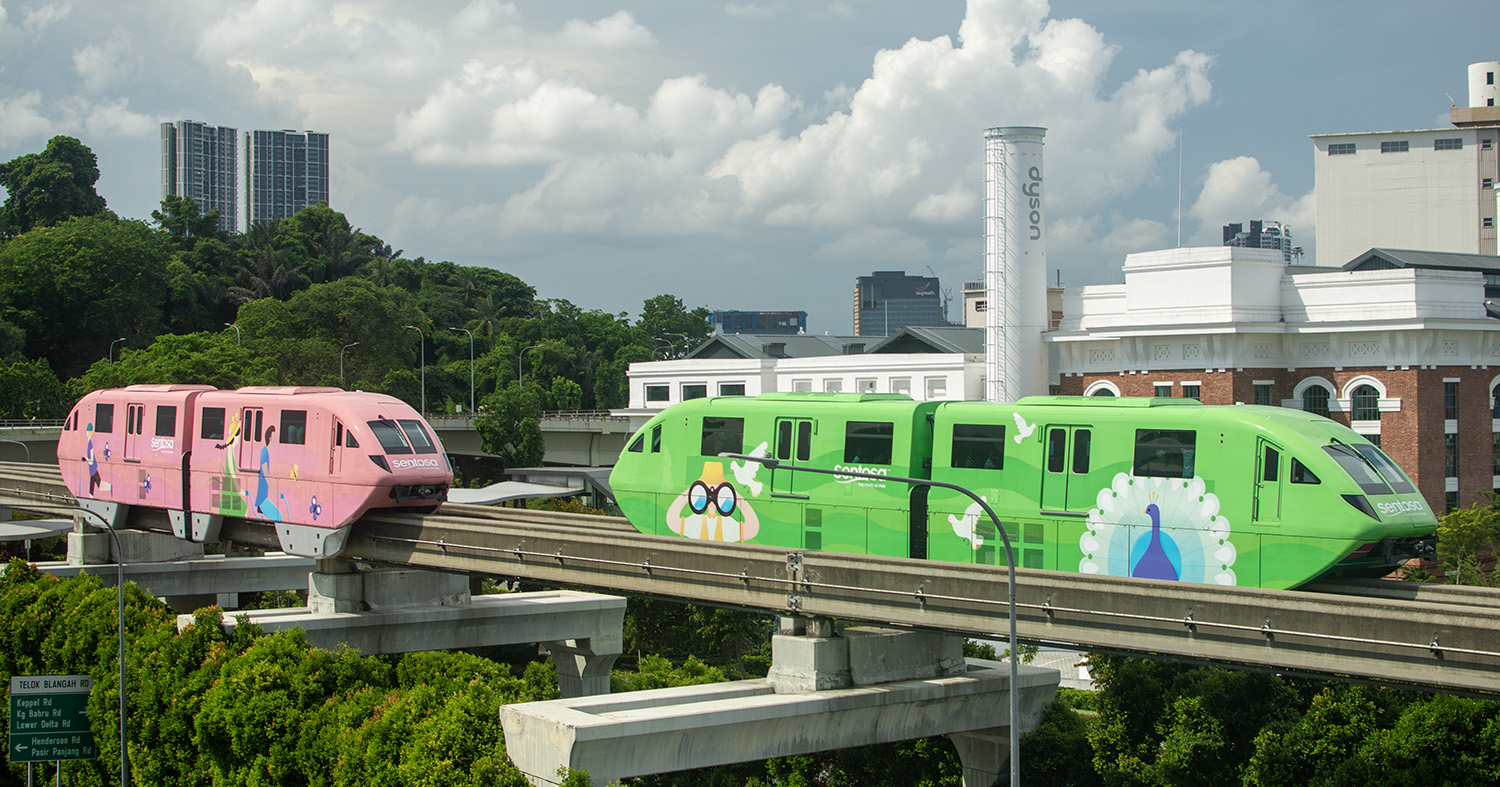 Сингапур — Транспортный монорельс Sentosa Express