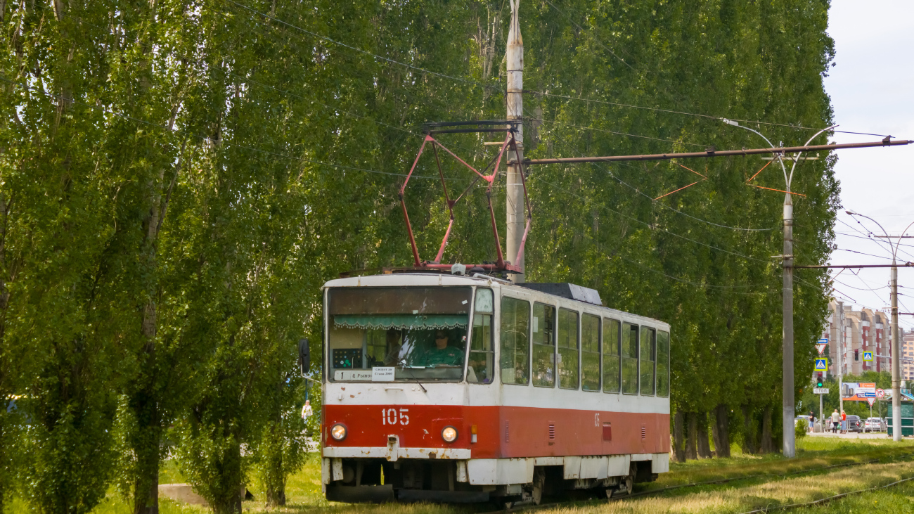 Lipetsk, Tatra T6B5SU Nr 105
