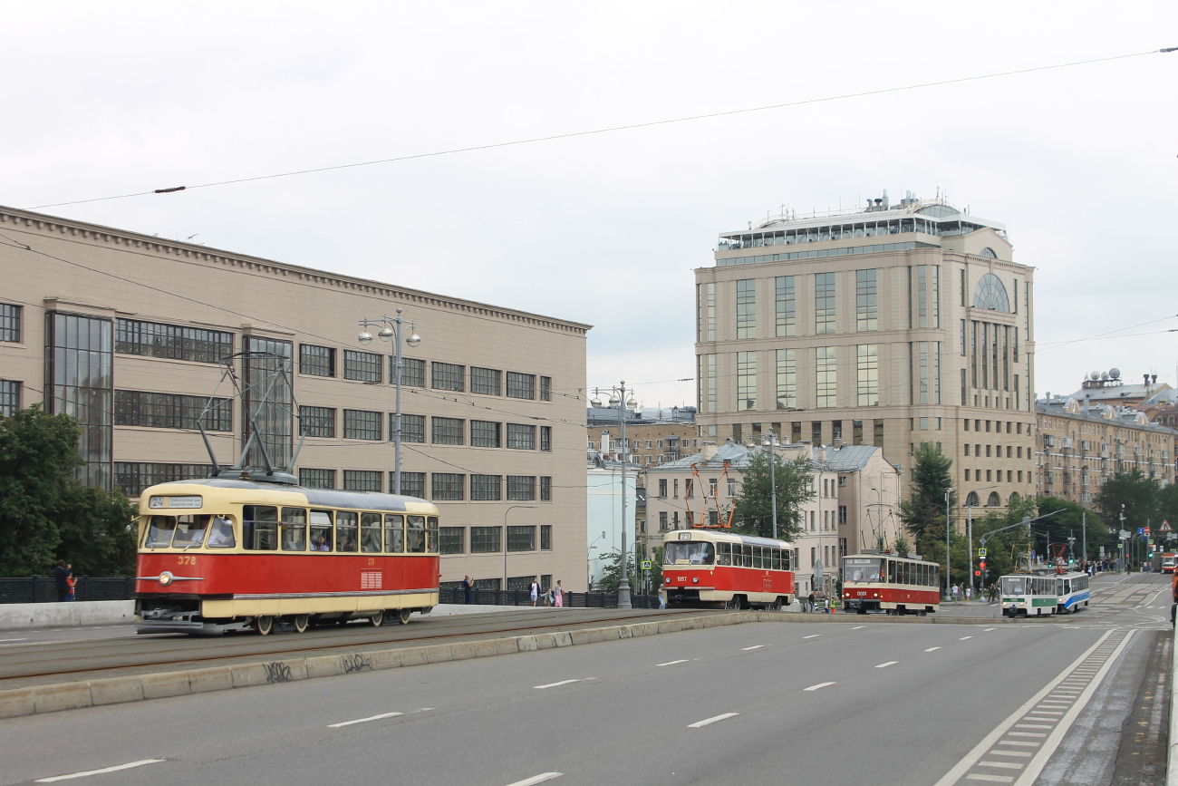 Moscow, Tatra T2SU № 378; Moscow — Moscow Transport Day on 8 July 2023