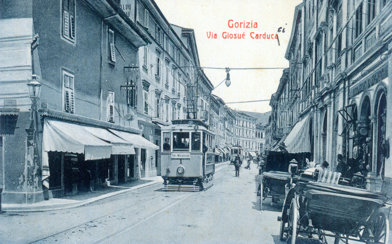 Gorizia, Graz 2-axle motor car Nr 1; Gorizia — Old Photos
