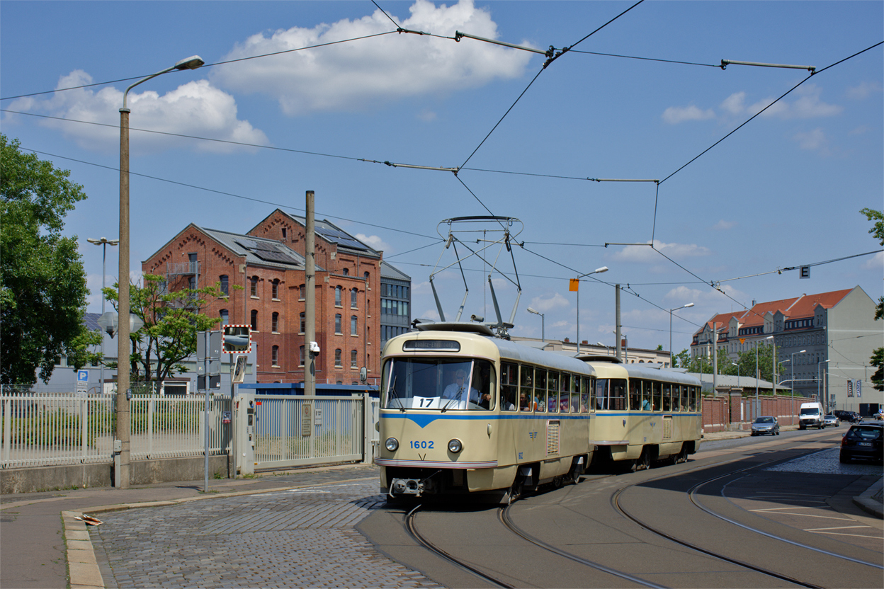 Лейпциг, Tatra T4D № 1602; Лейпциг — Museumssaison 2023 — Ausstellung und Rundfahrten mit historischen Fahrzeugen