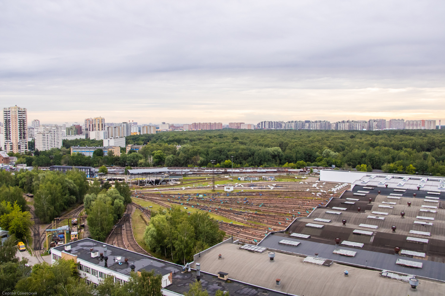 Moskau — Metro — [7] Tagansko-Krasnopresnenskaya Line; Moskau — Views from a height