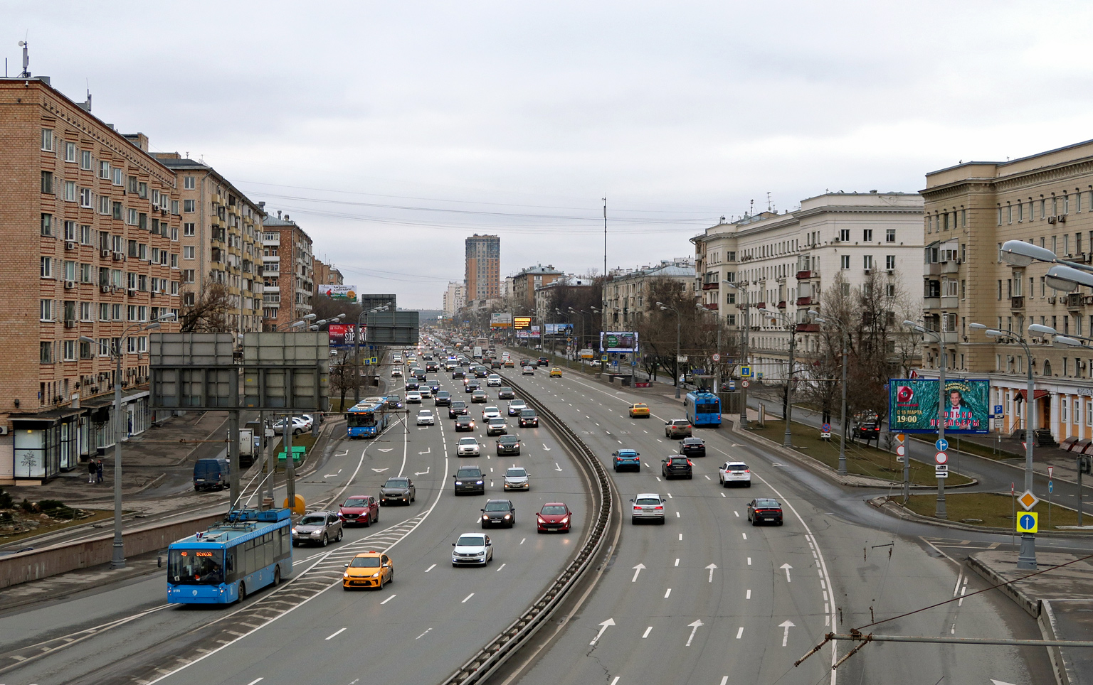 Москва — Виды с высоты; Москва — Троллейбусные линии: ЮАО