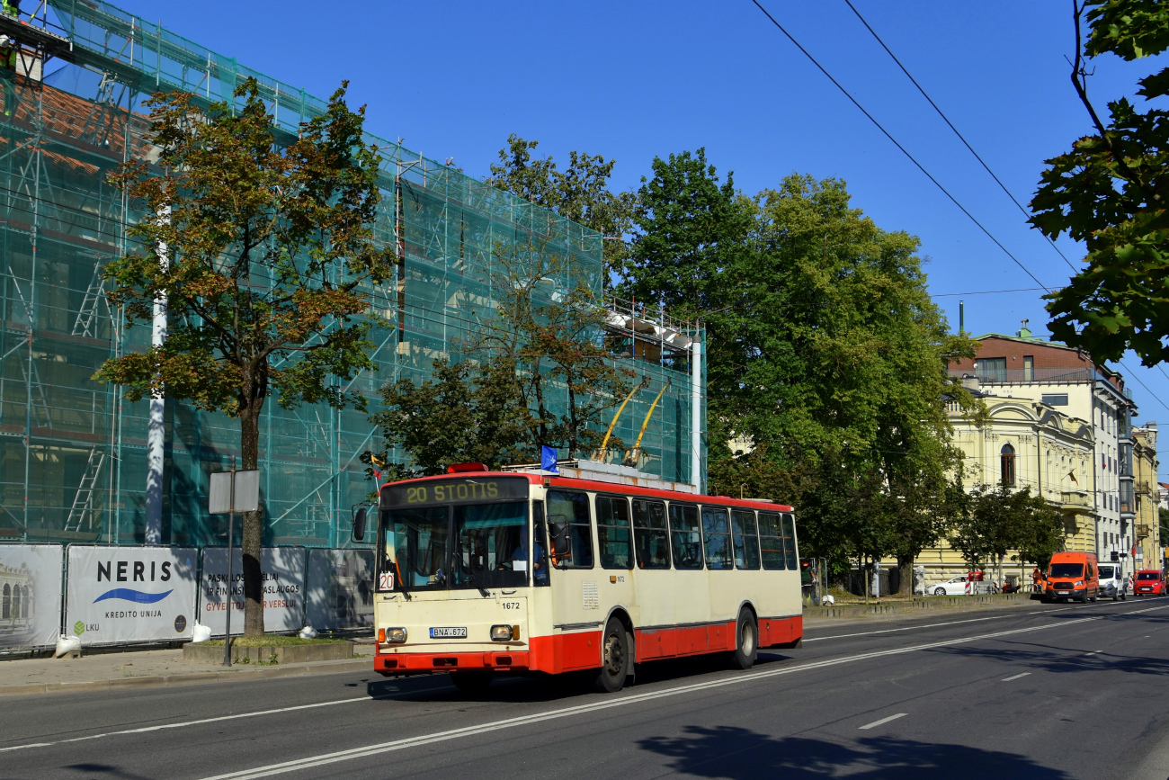 Вильнюс, Škoda 14Tr17/6M № 1672