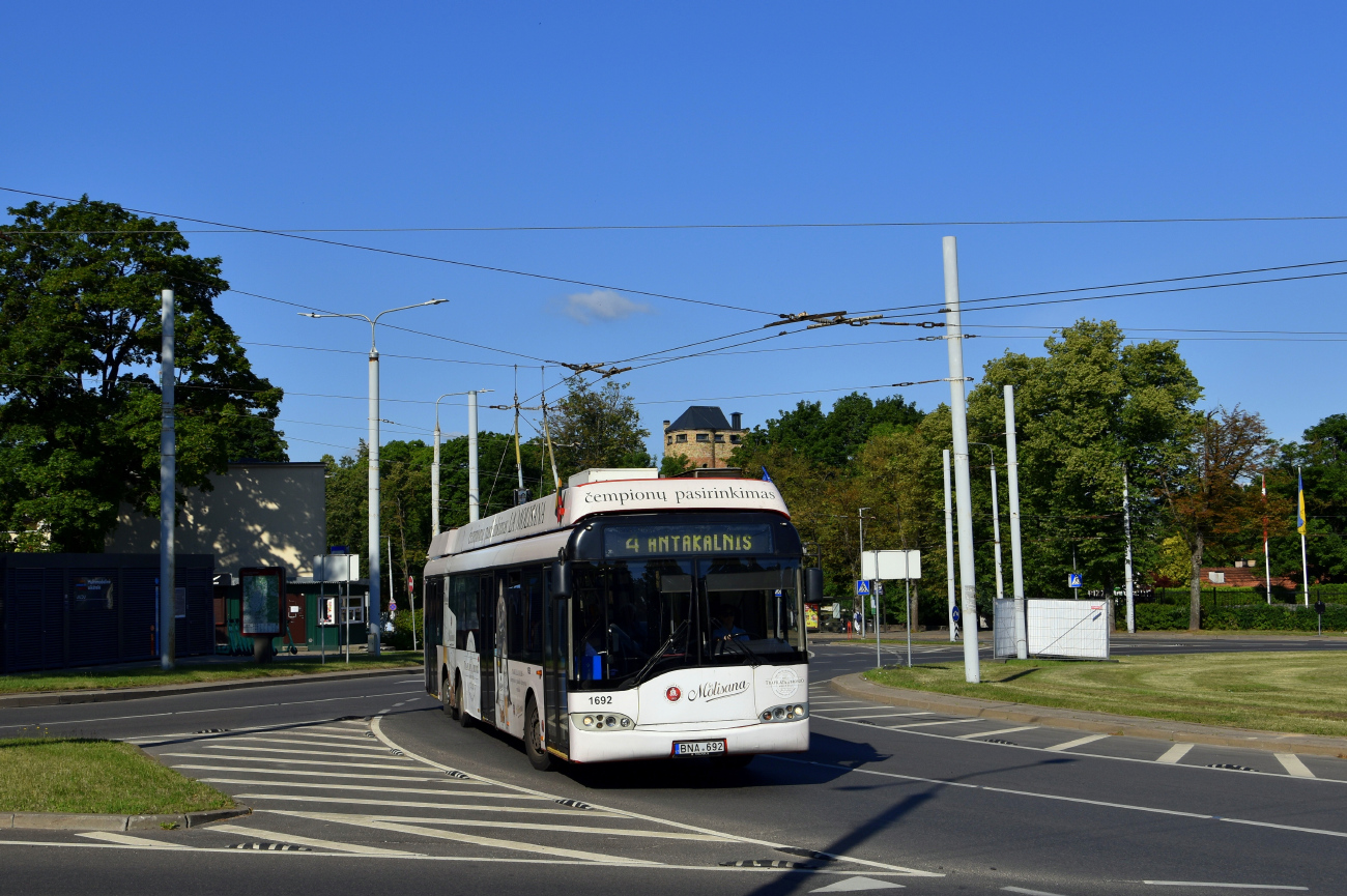 Vilnius, Solaris Trollino II 15 AC č. 1692