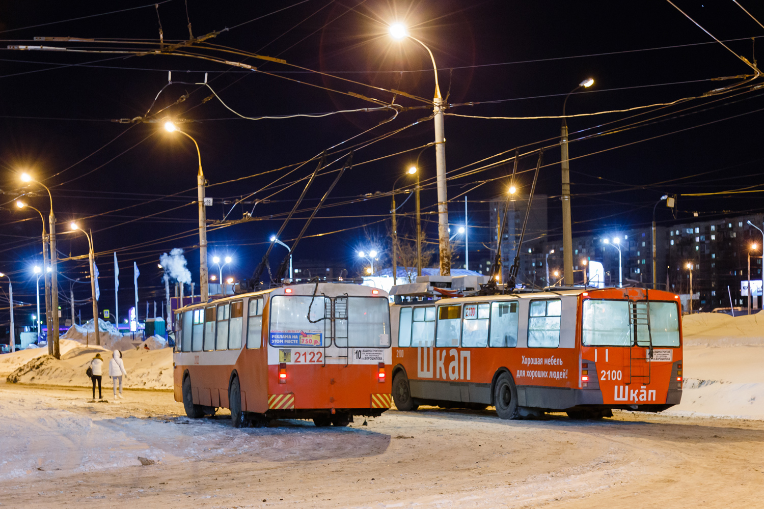 Ижевск, ЗиУ-682Г [Г00] № 2122; Ижевск — Конечные станции и разворотные кольца