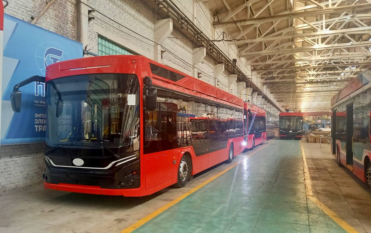 Kemerovo — New trolleybus; Engels — Products of LLC "PC Transport systems"; Engels — Trolleybus plant