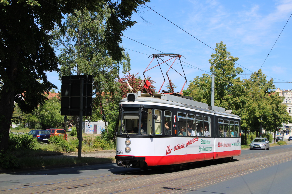 Halberstadt, Esslingen GT4 č. 156; Halberstadt — Anniversary: 120 years of electric tram operation in Halberstadt (03.06.2023)