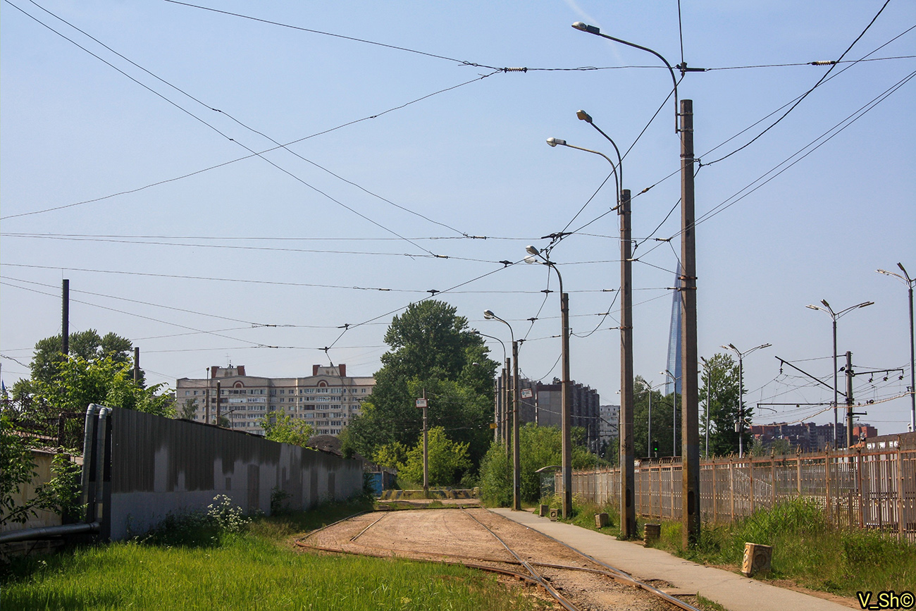 Санкт-Петербург — Конечные станции и разворотные кольца; Санкт-Петербург — Трамвайные линии и инфраструктура