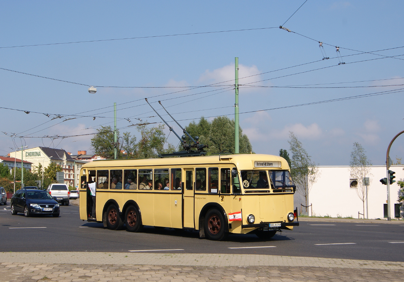Эберсвальде, SSW-DB 45/47 № 1224; Эберсвальде — Юбилей: 75 лет троллейбусу в Эберсвальде (12.09.2015)