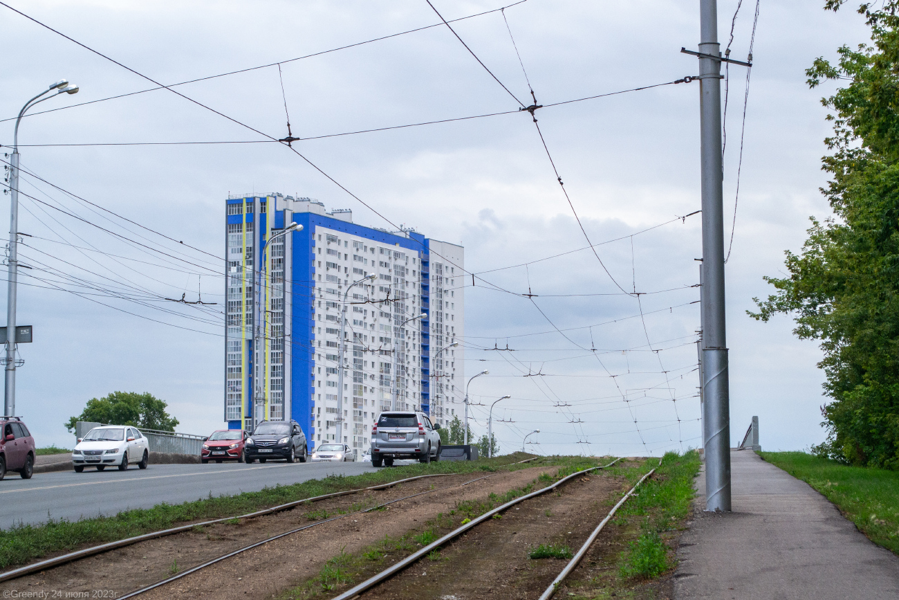 Уфа — Трамвайная сеть — север; Уфа — Троллейбусная сеть — север