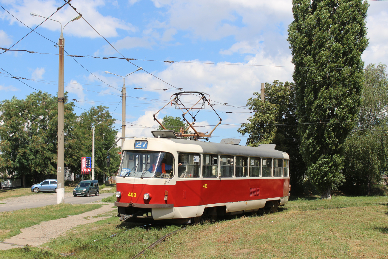 Харьков, Tatra T3SUCS № 403