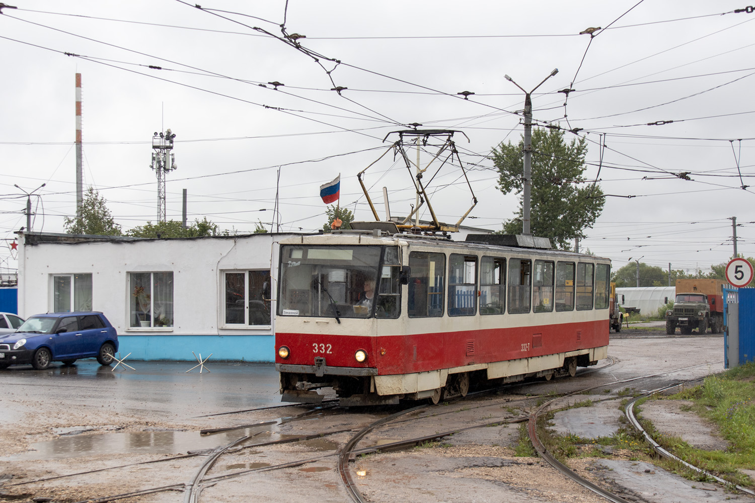 Тула, Tatra T6B5SU № 332; Тула — Заказная поездка 29 июля 2023