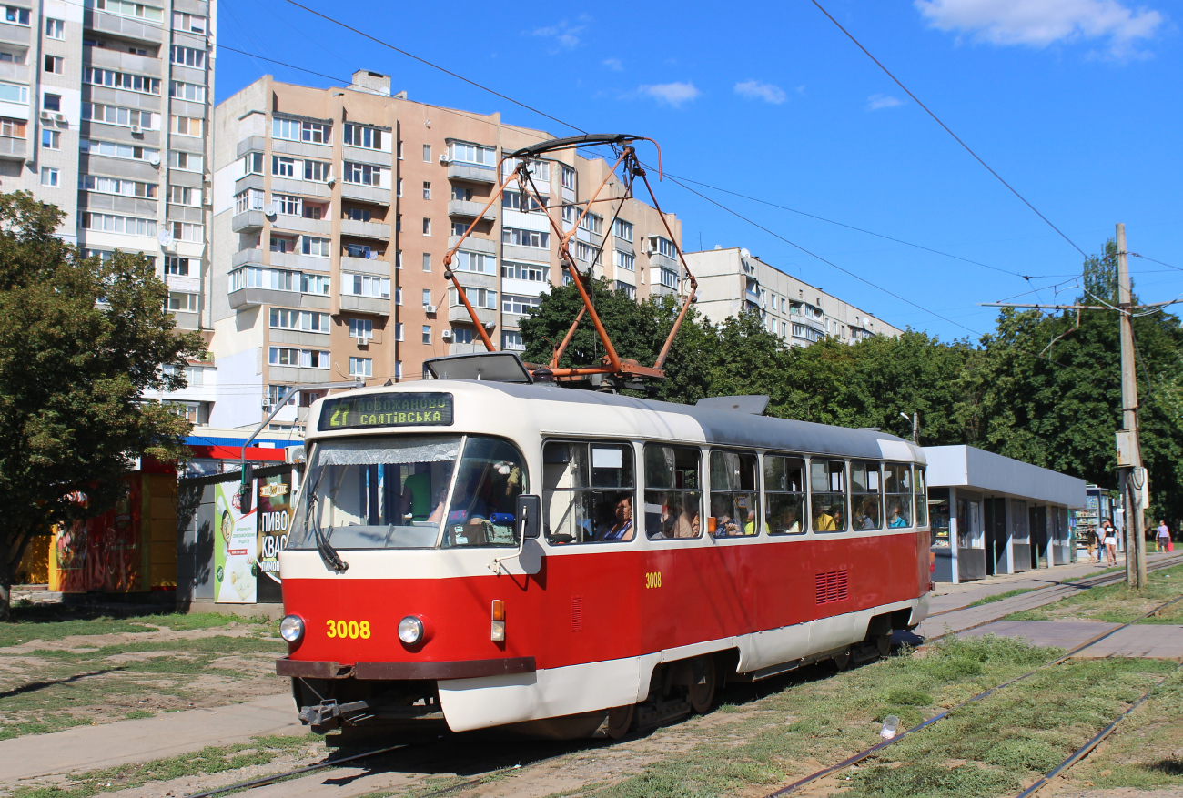 Харьков, Tatra T3SUCS № 3008