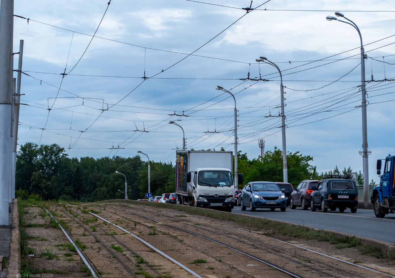 Ufa — Tramway network — North; Ufa — Trolleybus network — North