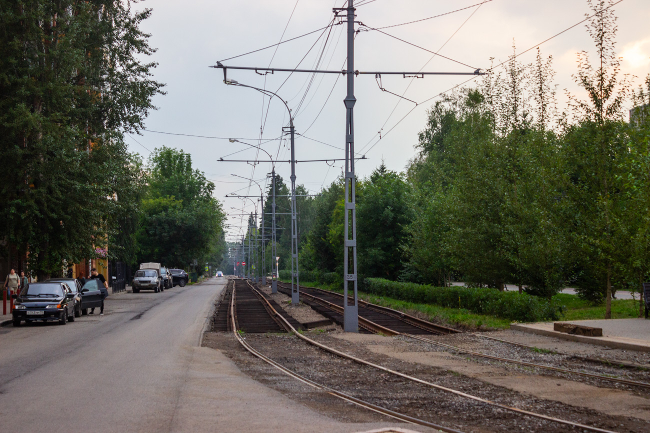 Томск — Ремонты трамвайных путей и контактной сети