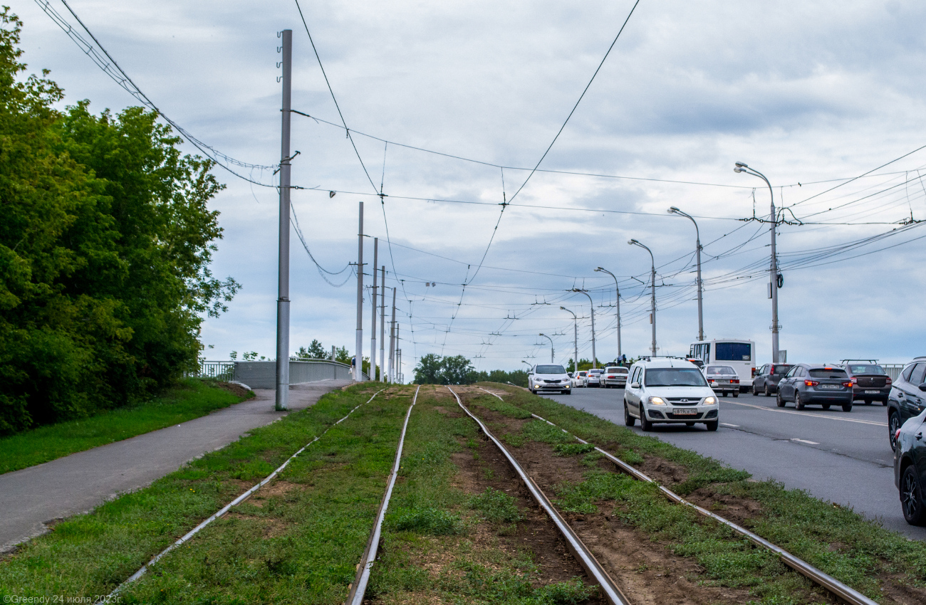 Ufa — Tramway network — North; Ufa — Trolleybus network — North