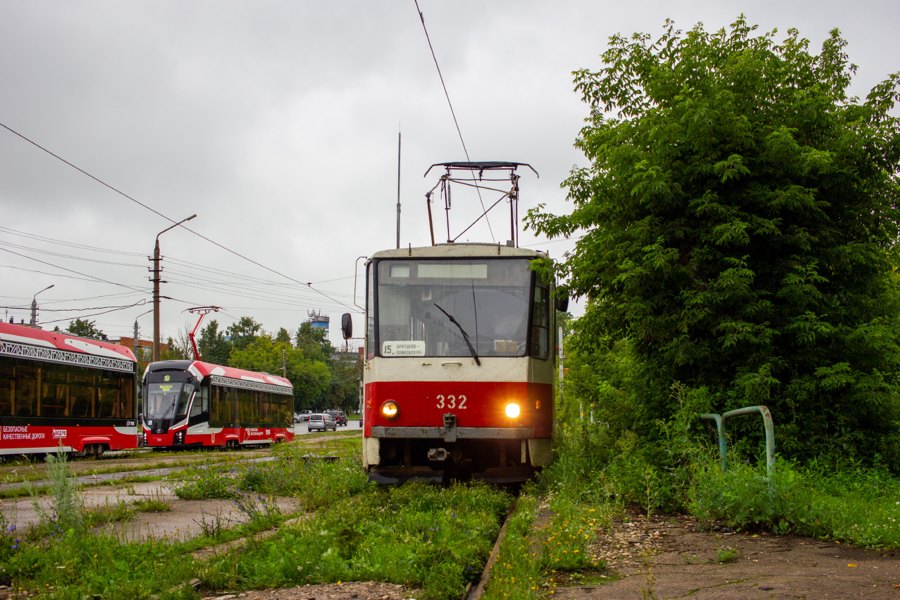 Тула, Tatra T6B5SU № 332; Тула — Заказная поездка 29 июля 2023