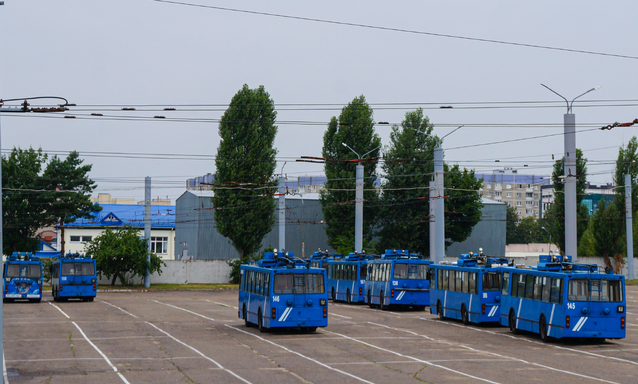 Гродно, БКМ 20101 № 146; Гродно, БКМ 20101 № 145; Гродно — Троллейбусное депо