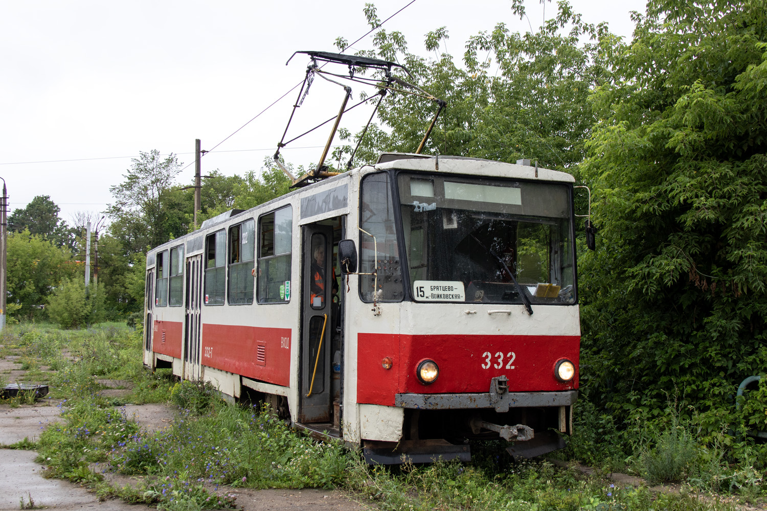 Тула, Tatra T6B5SU № 332; Тула — Заказная поездка 29 июля 2023