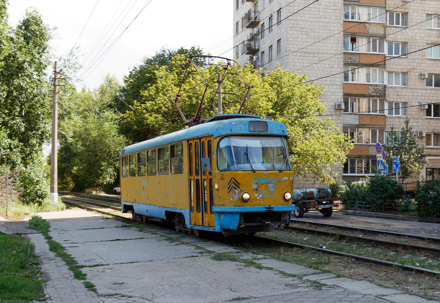 Волгоград, Tatra T3SU (двухдверная) № 73
