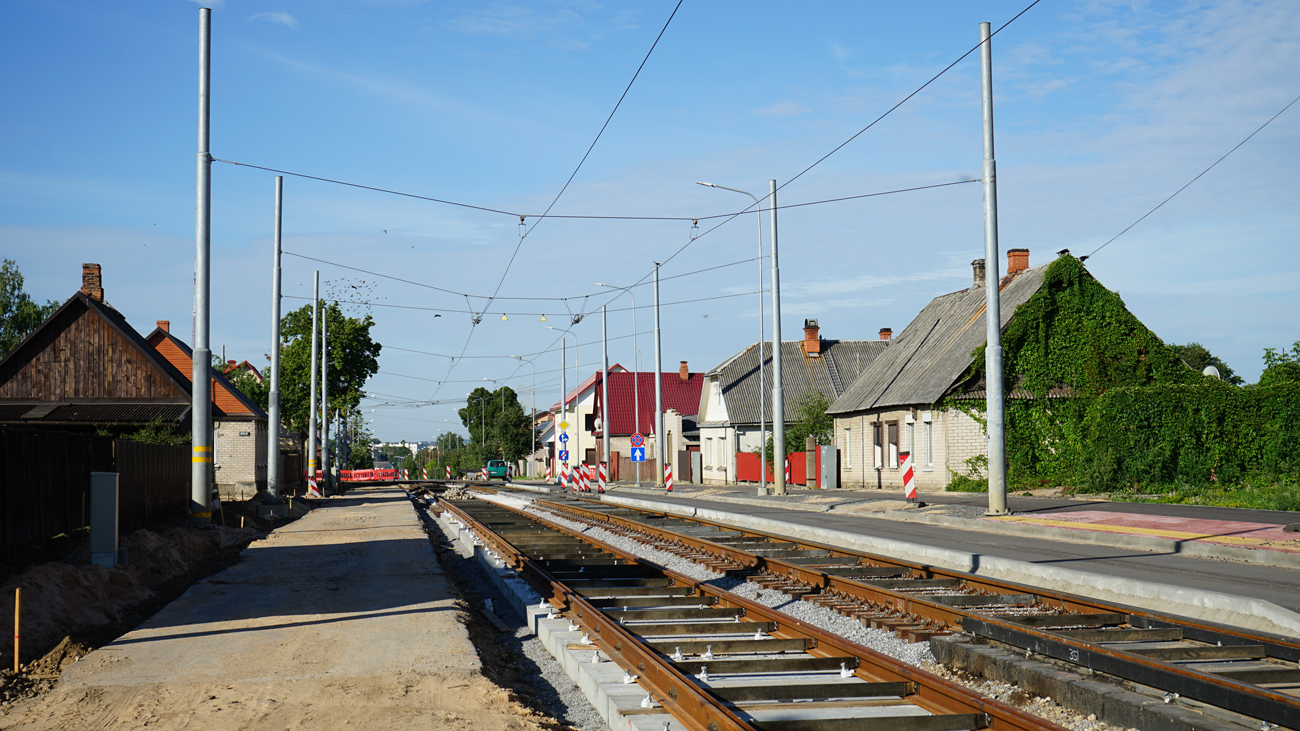 Väinalinn — Renovation of tracks on Smilšu street