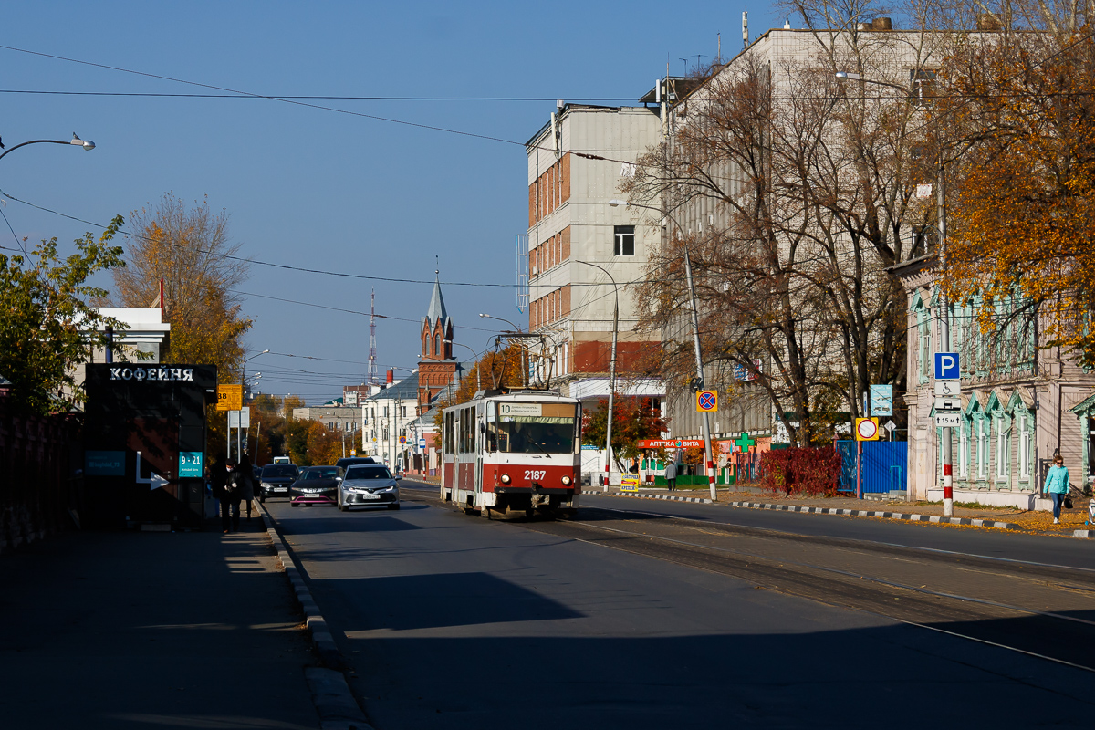 Ульяновск, Tatra T6B5SU № 2187; Ульяновск — Трамвайные линии: Ленинский район