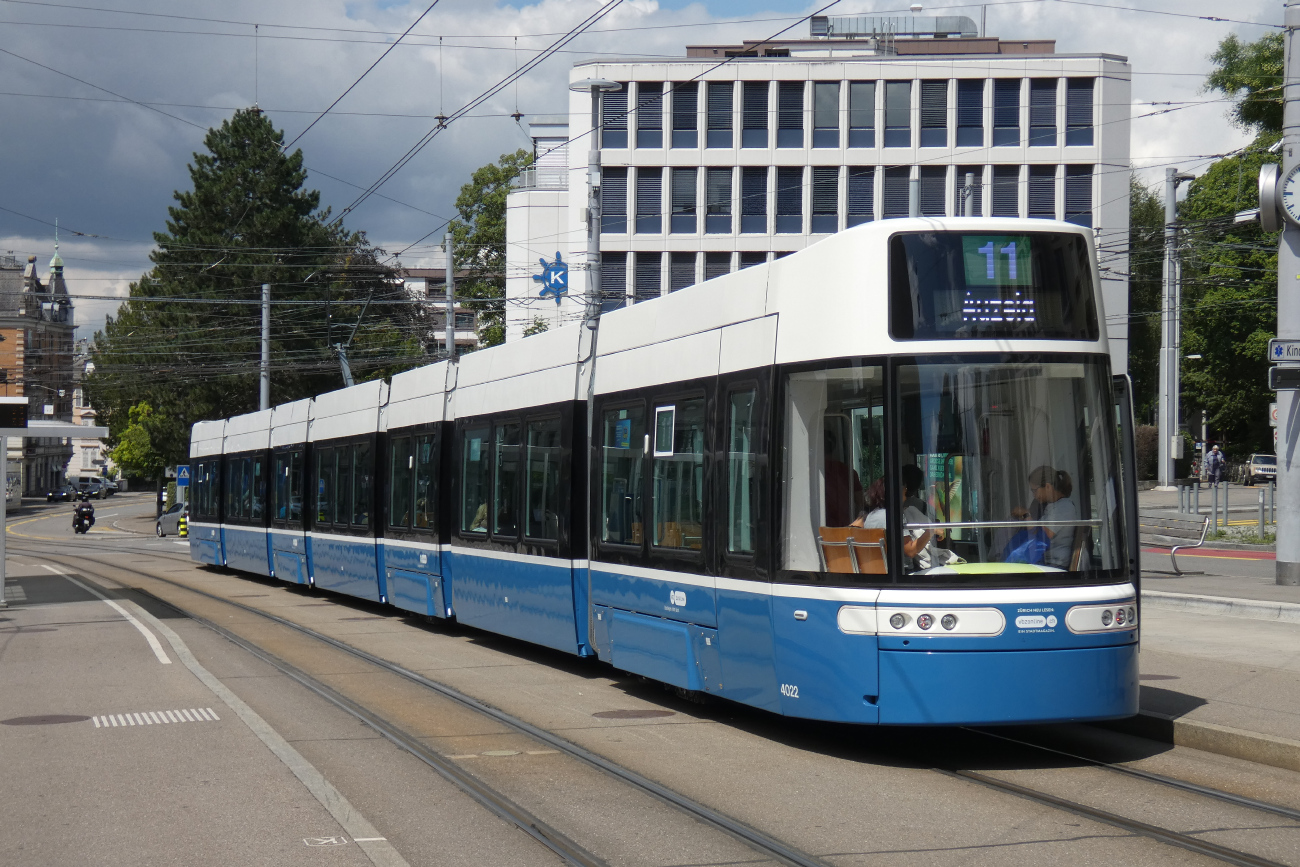 Zurych, Bombardier Flexity Zürich Nr 4022