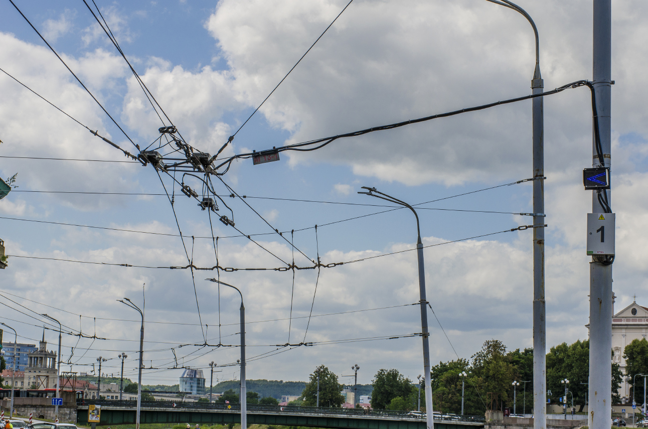 Вилнюс — Троллейбусная сеть и инфраструктура