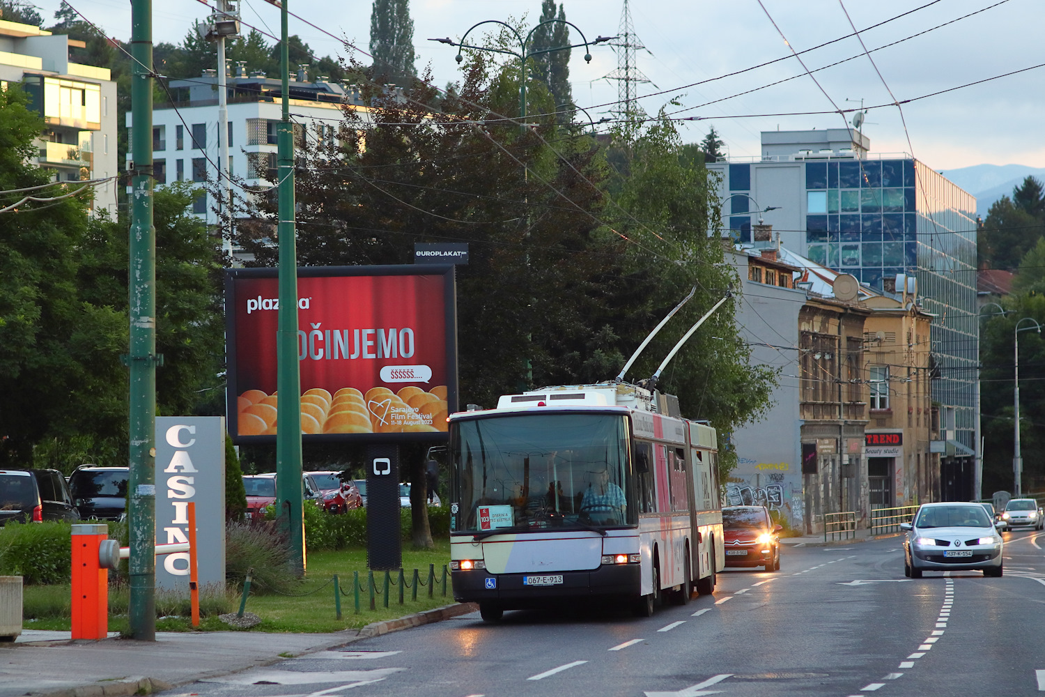 Сараево, Hess SwissTrolley 2 (BGT-N1) № 656
