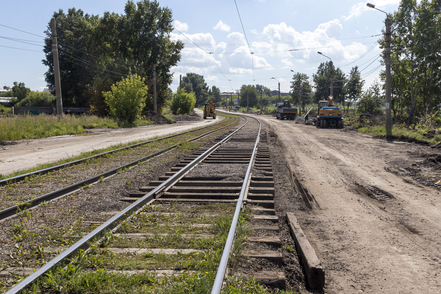Usolye-Sibirskoye — Track Construction and Maintenance