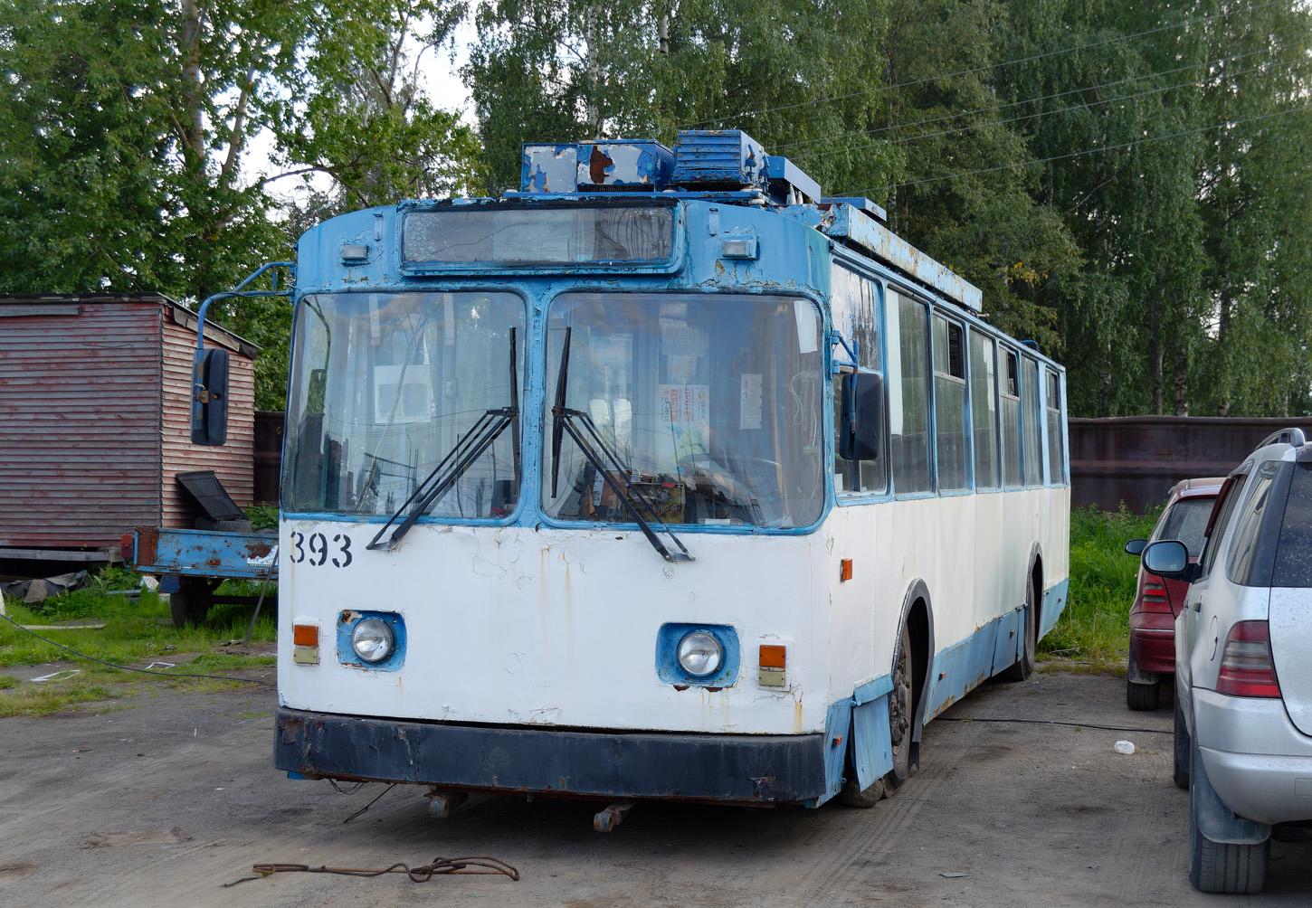 Petrozavodsk, VMZ-170 nr. 393; Petrozavodsk — Storage and decommissioning bases for trolleybuses