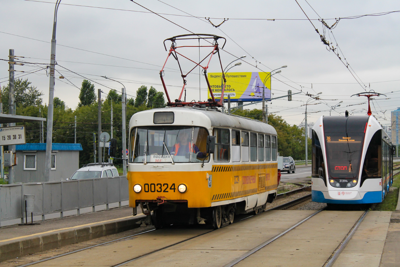 Москва, Tatra T3SU № 00324