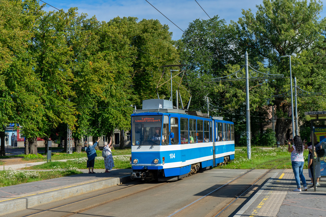 Таллин, Tatra KT4SU № 104