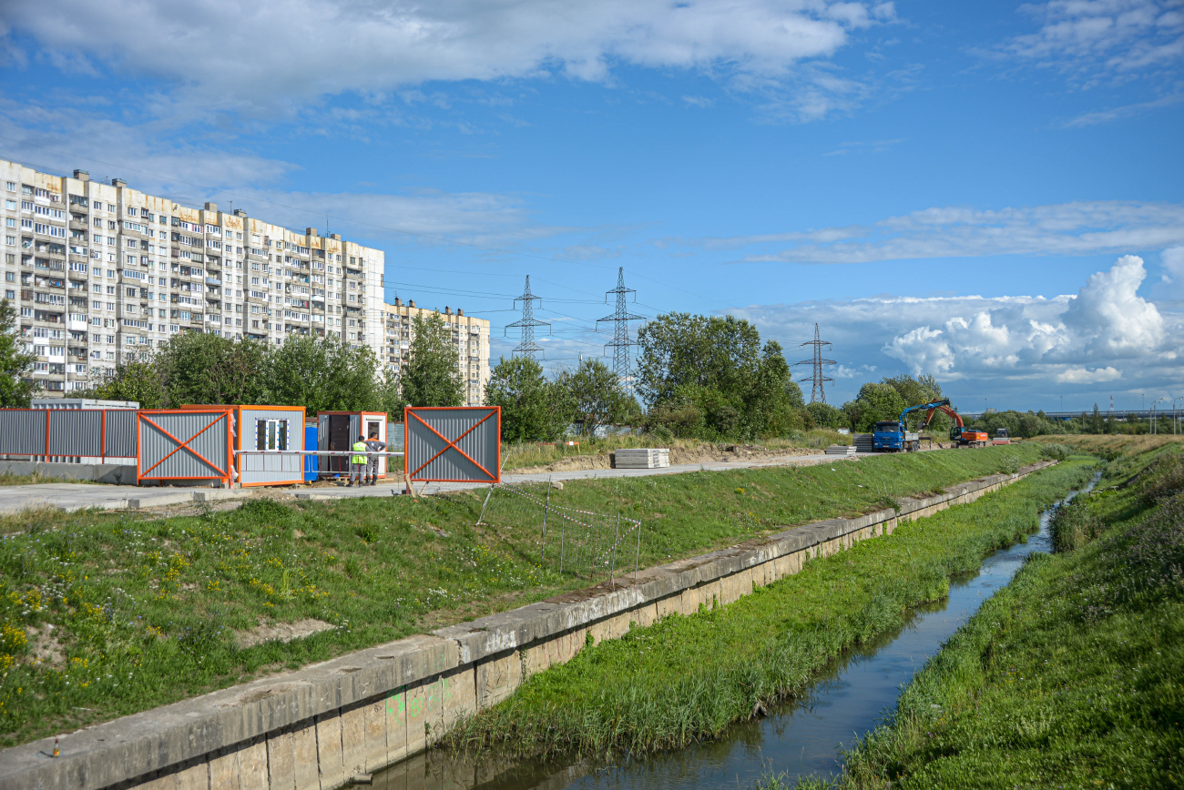 Санкт-Петербург — Строительство трамвайной системы "Славянка"; Санкт-Петербург — Строительство трамвайных линий