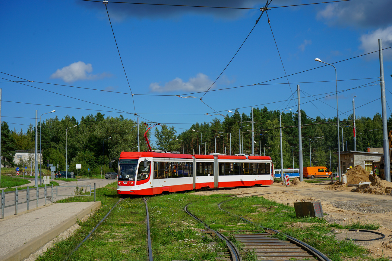 Väinänlinna — Construction of new tram line Ķīmija — Stropi; Väinänlinna — Reconstruction of track on Jātnieku str.