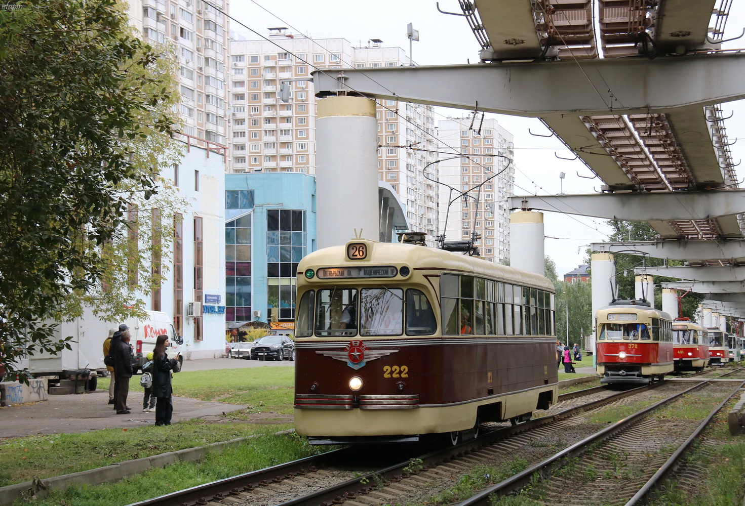Maskva, RVZ-6 nr. 222; Maskva — Tram parade and exhibition in honor of the City Day on September 09, 2023