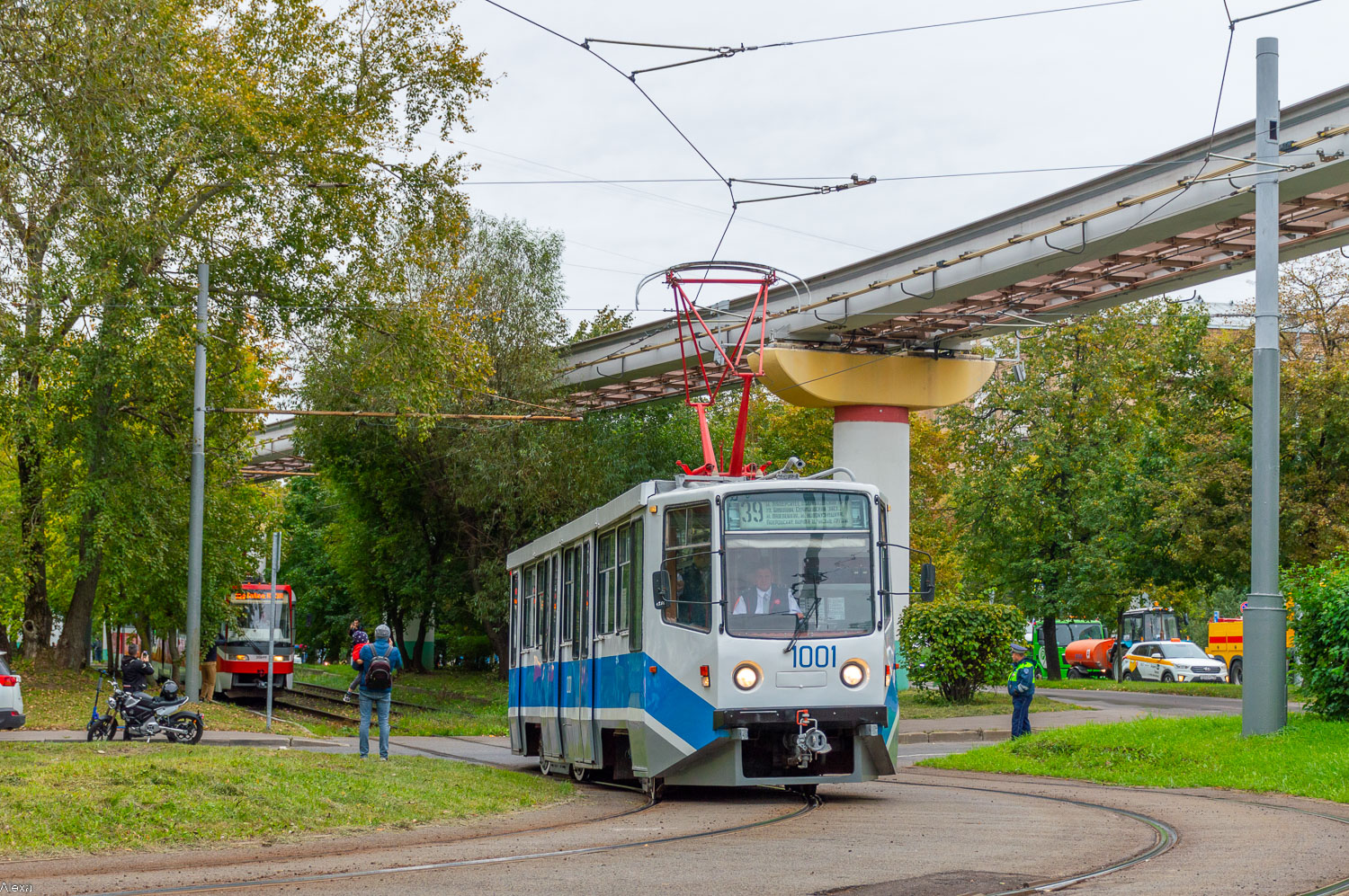 Москва, 71-608КМ № 1001; Москва — Парад и выставка трамваев в честь Дня города 9 сентября 2023