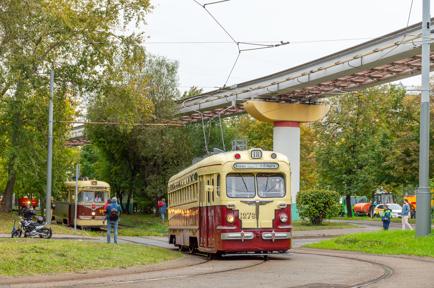Moskva, MTV-82 č. 1278; Moskva — Tram parade and exhibition in honor of the City Day on September 09, 2023