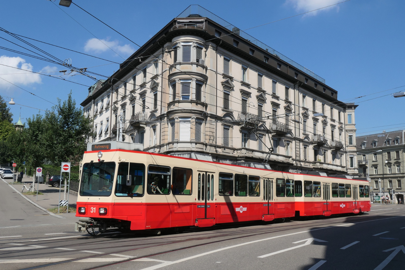Zurich, SWP/SIG/BBC Be 8/8 № 31-32; Zurich — Farewell Tram 2000 first series with Forchbahn 2000