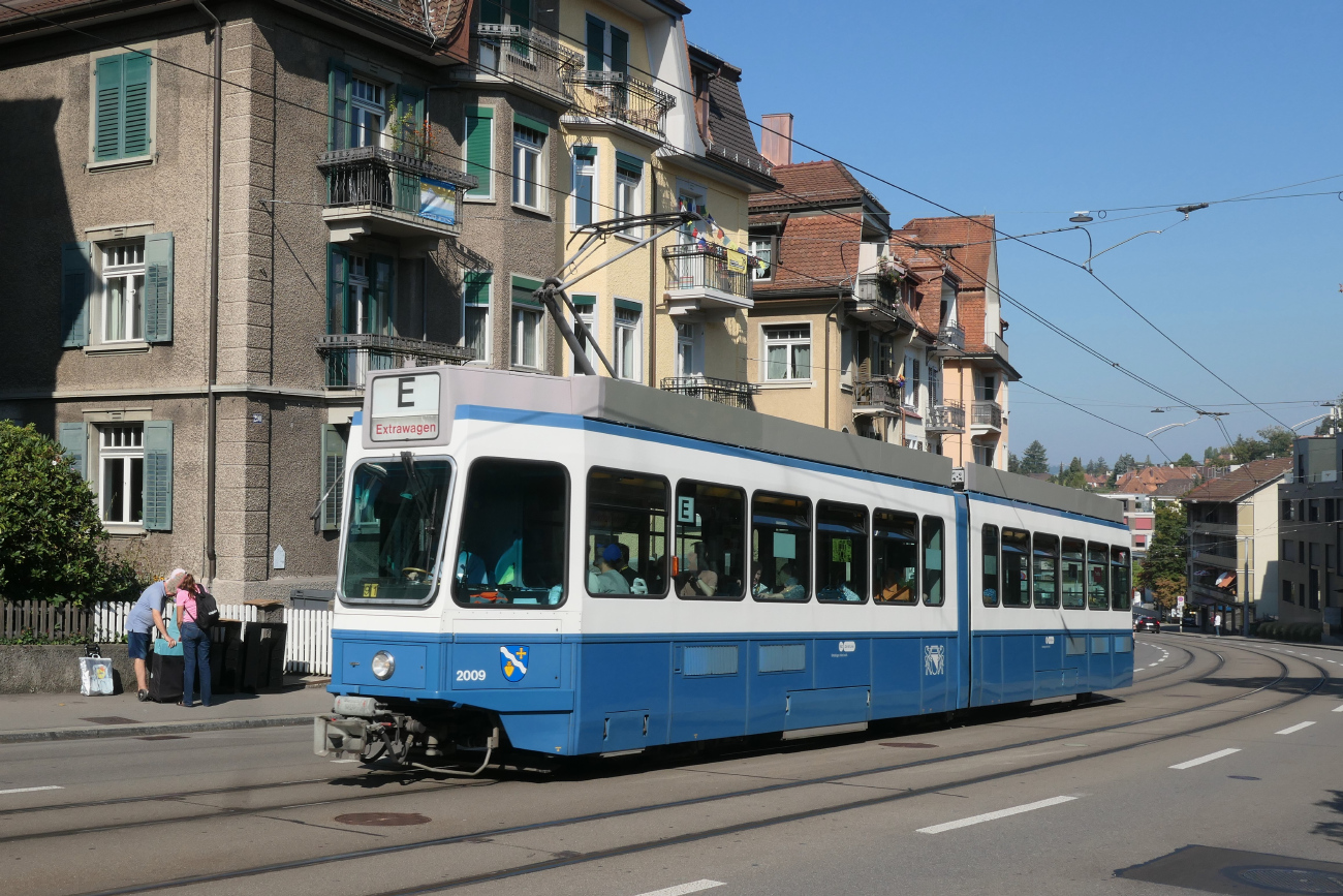 Цюрих, SWS/SWP/BBC Be 4/6 "Tram 2000" № 2009; Цюрих — Farewell Tram 2000 first series with Forchbahn 2000