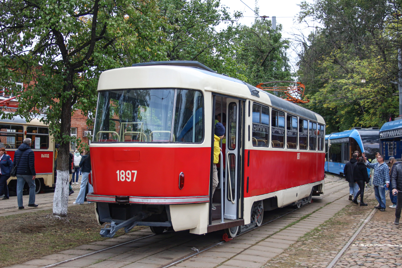 Москва, Tatra T3SU (двухдверная) № 1897; Москва — Парад и выставка трамваев в честь Дня города 9 сентября 2023